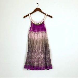 H&M Purple Ombré Chiffon Dress